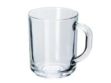 ガラス製透明マグカップ